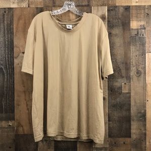 DSP Brown Short a sleeve Shirt Size XL